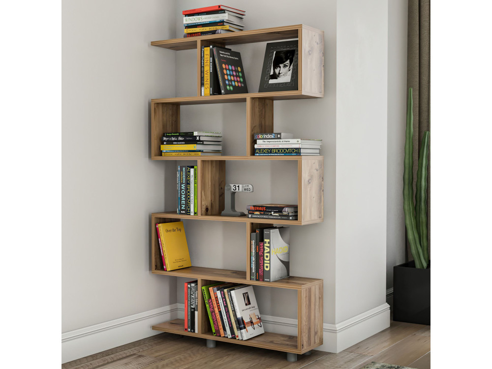 Houten boekenkast "Elif" - 90 x 20 x 156 cm - Grenen