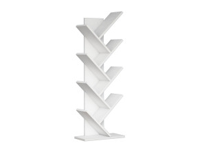 Houten boekenkast "Hitit" - 46 x 22 x 128 cm - Wit