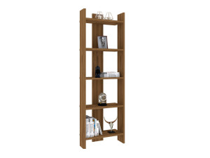 Houten boekenkast "Virba" - 52 x 22 x 149 cm - Notelaar