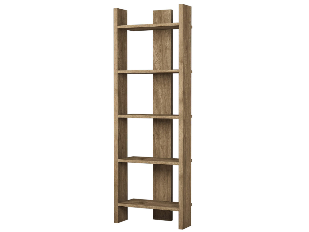 Houten boekenkast "Virba" - 52 x 22 x 149 cm - Notelaar