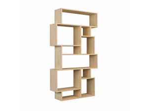 Houten boekenkast "Karmato" - 96 x 25 x 168 cm - Sonoma eik