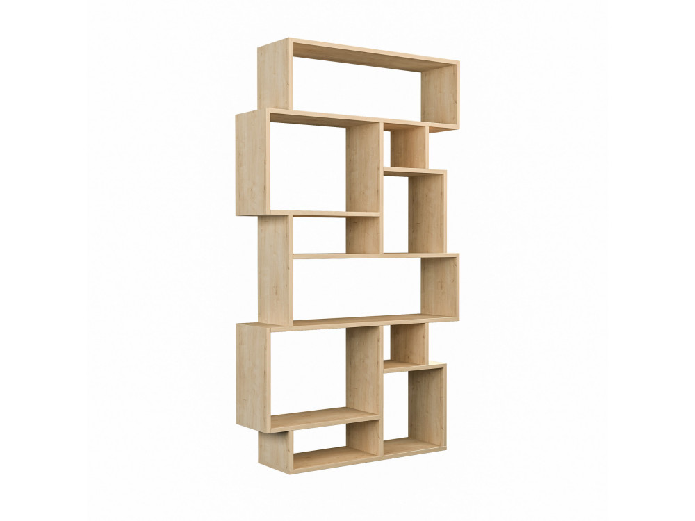 Houten boekenkast "Karmato" - 96 x 25 x 168 cm - Sonoma eik