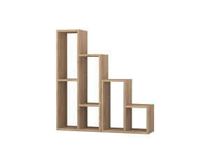 Houten boekenkast "Sule" - 42 x 20 x 89 cm - Eik
