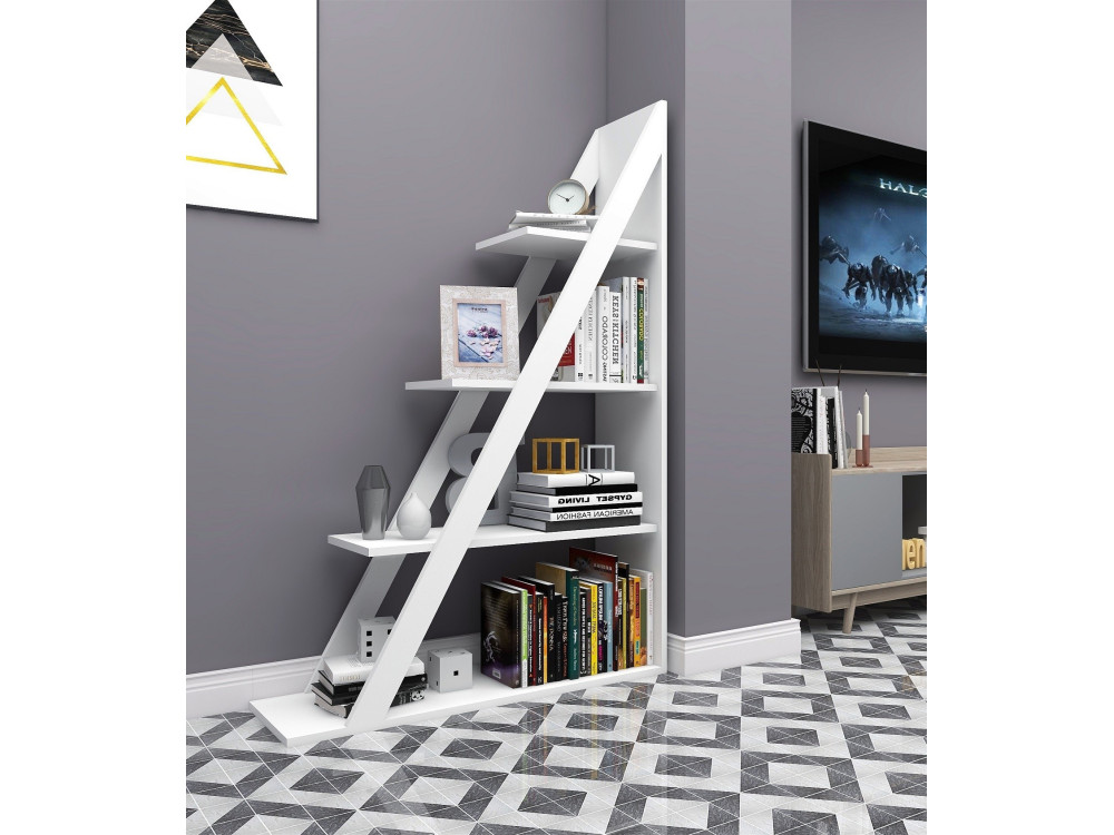 Houten boekenkast "Arven" - 100 x 29 x 150 cm - Wit