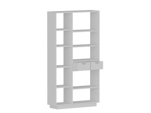 Houten boekenkast "Luma" - 80 x 25 x 188 cm - Wit