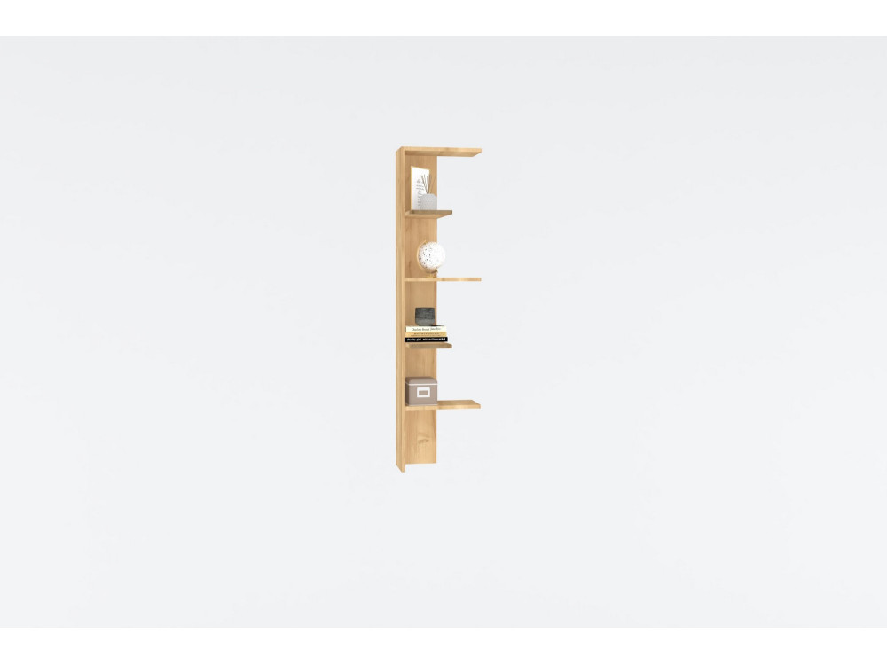 Houten boekenkast "Bled" - 40 x 21 x 160 cm - Beige