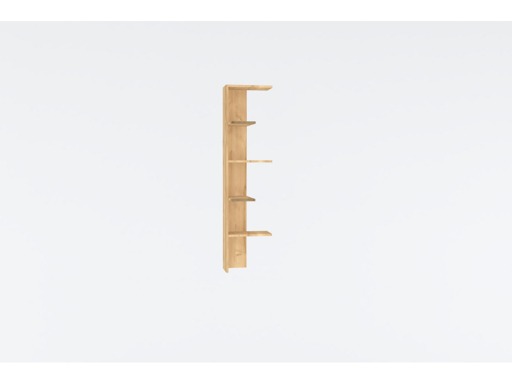 Houten boekenkast "Bled" - 40 x 21 x 160 cm - Beige
