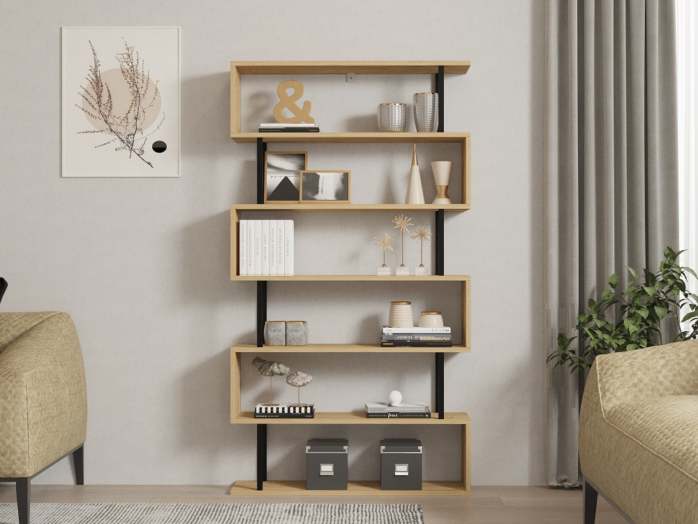 Houten boekenkast "Hector" - 90 x 22 x 162 cm - Saphir