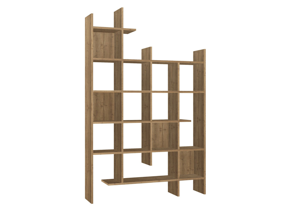 Houten boekenkast "Manco" - 122 x 25 x 188 cm - Hitit