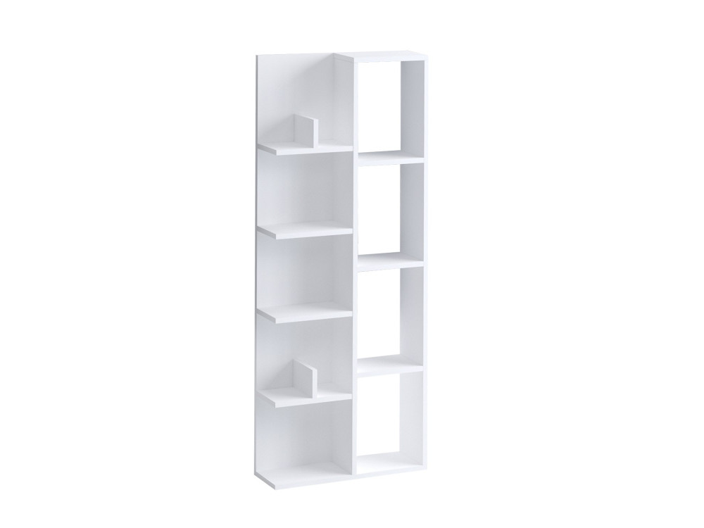 Houten boekenkast "Viva" - 60 x 18 x 150 cm - Wit