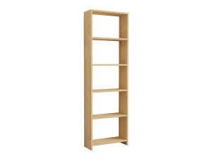 Nieuwe" houten boekenkast - 50 x 19 x 160 cm - Eik