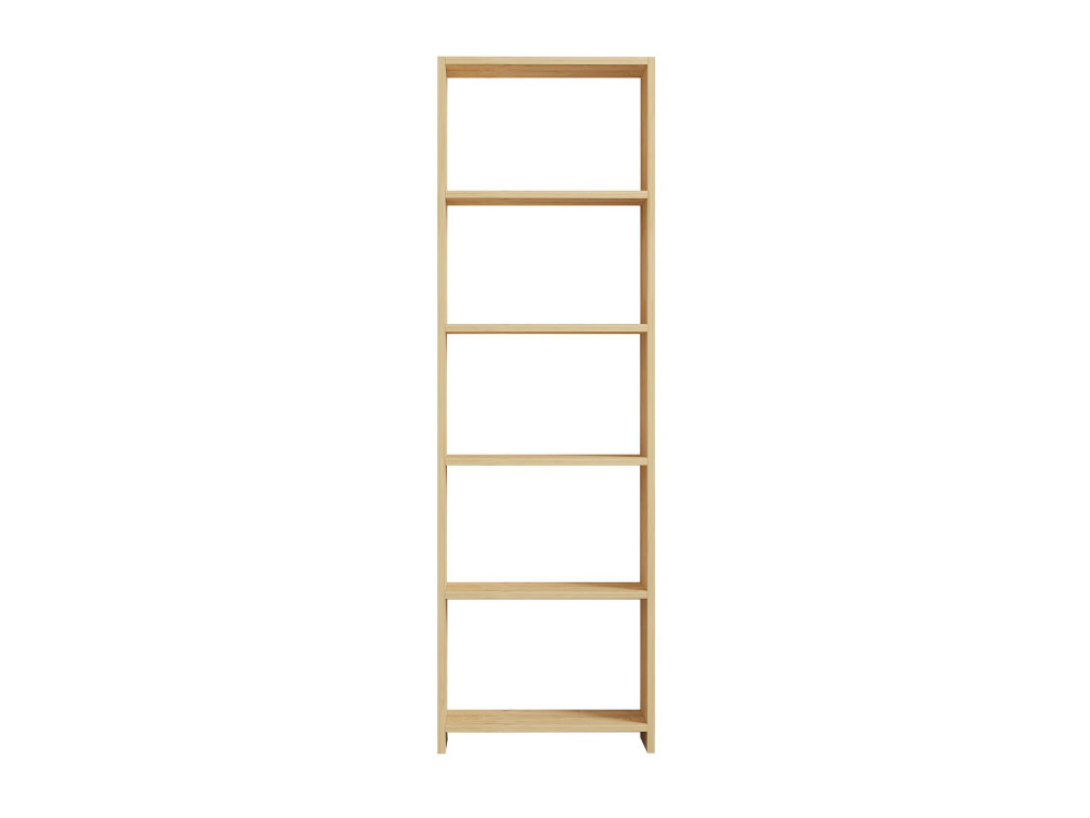 Nieuwe" houten boekenkast - 50 x 19 x 160 cm - Eik