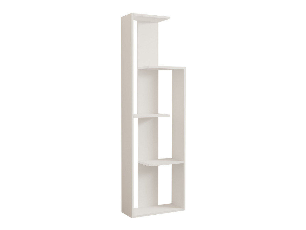 Wand" houten boekenkast - 50 x 19 x 160 cm - Wit