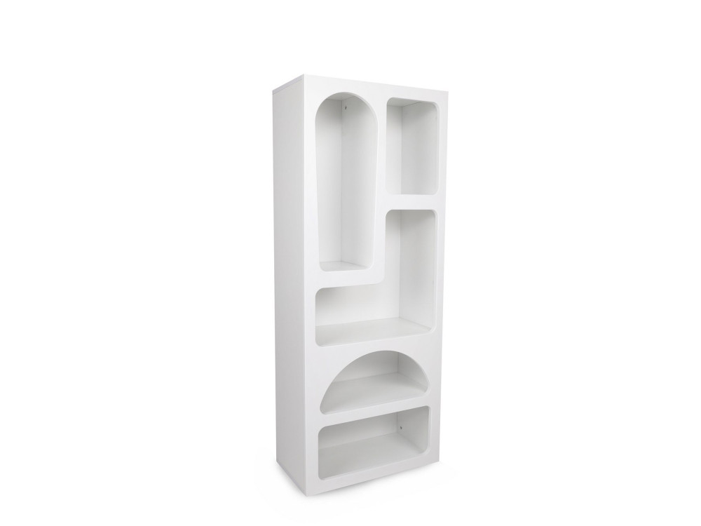 Venüs" houten boekenkast 60 x 32 x 150 cm - Wit