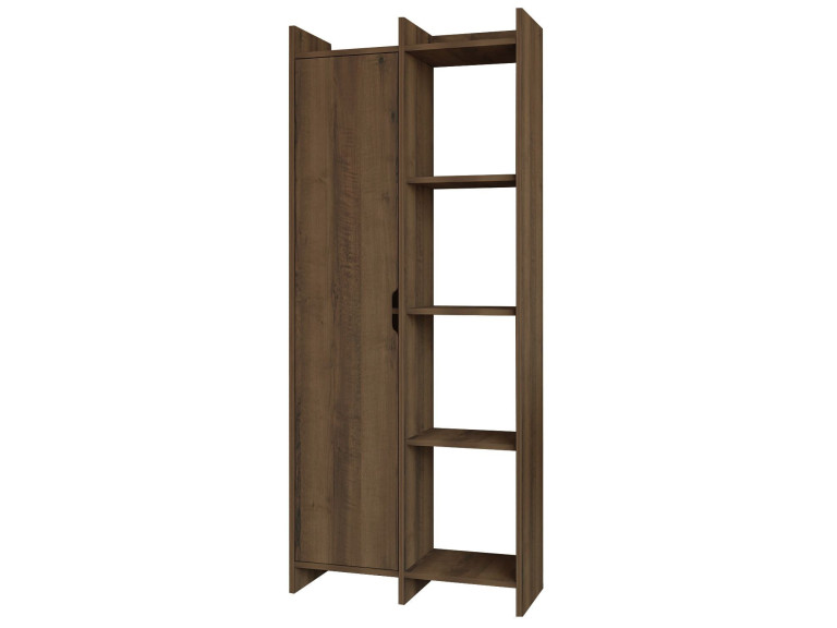 Aanbieding" houten boekenkast 70 x 30 x 180 cm - Antiek notenhout