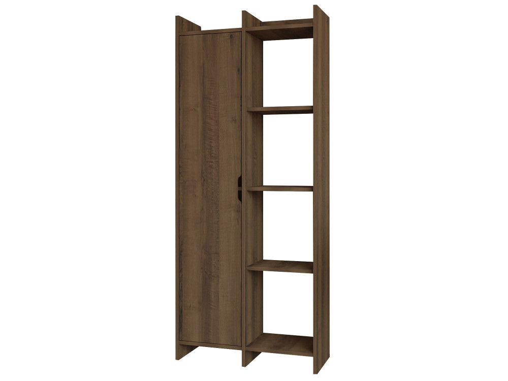 Aanbieding" houten boekenkast 70 x 30 x 180 cm - Antiek notenhout