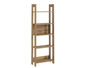 Houten boekenkast "Country" - 64 x 30 x 180 cm - Bruin
