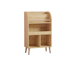 Houten boekenkast "Minola" - 60 x 30 x 102 cm - Beige