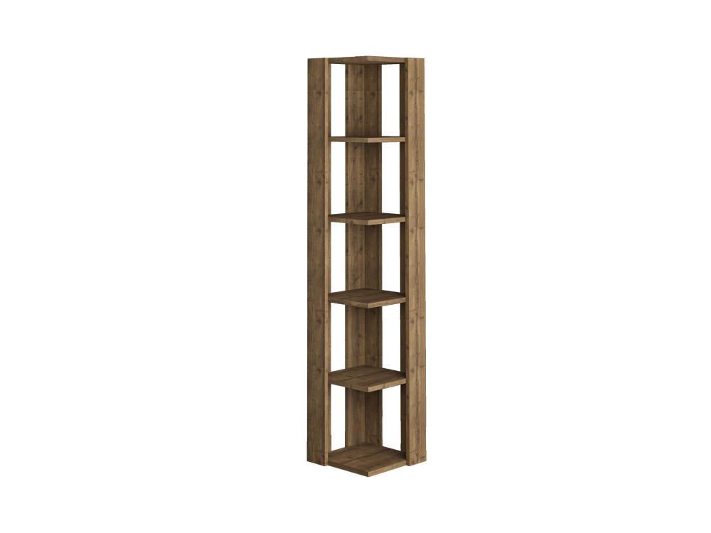 Houten boekenkast "Nati" - 32 x 32 x 161 cm - Bruin