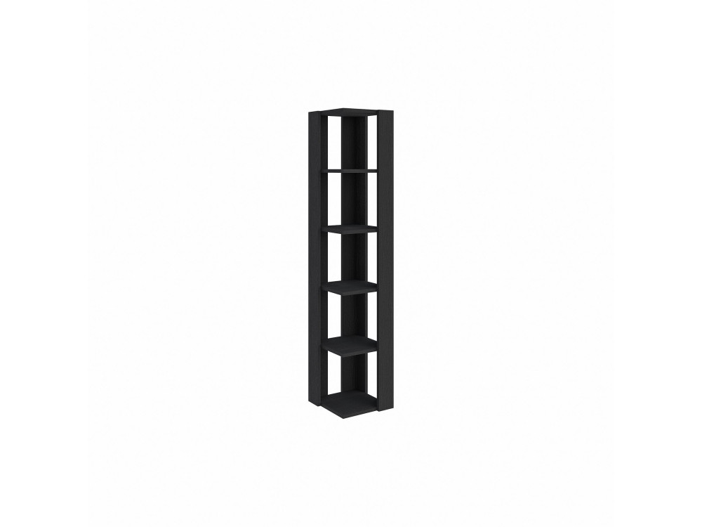 Houten boekenkast "Nati" - 32 x 32 x 161 cm - Zwart