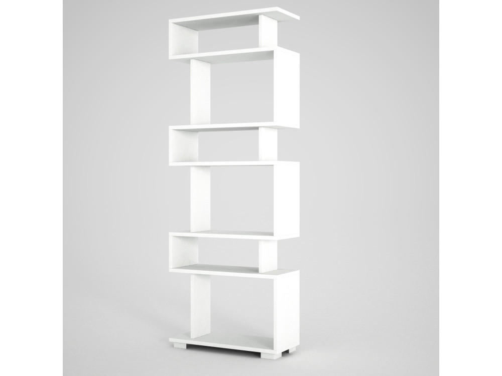 Blok" houten boekenkast - 60 x 19 x 165 cm - Bruin