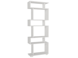 Blok" houten boekenkast - 60 x 19 x 165 cm - Wit