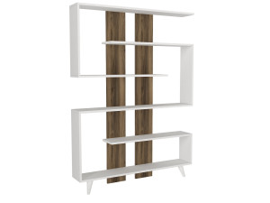 Houten boekenkast "Rain" - 120 x 20 x 162 cm - Bruin