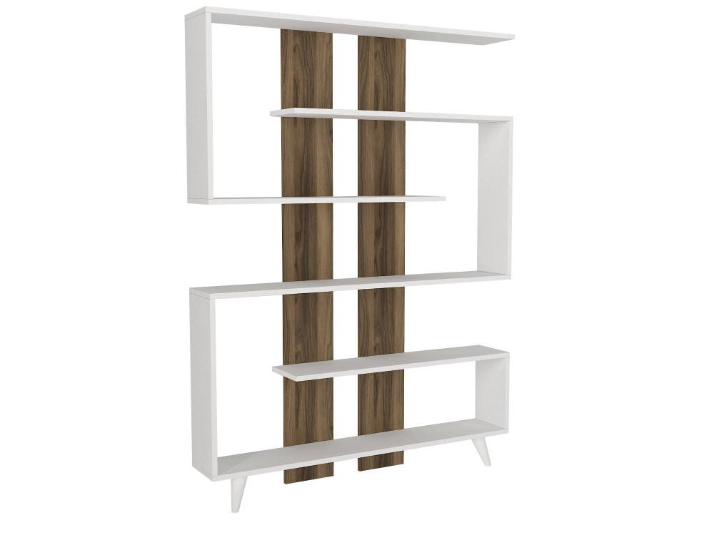Houten boekenkast "Rain" - 120 x 20 x 162 cm - Bruin