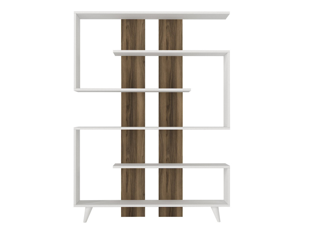 Houten boekenkast "Rain" - 120 x 20 x 162 cm - Bruin