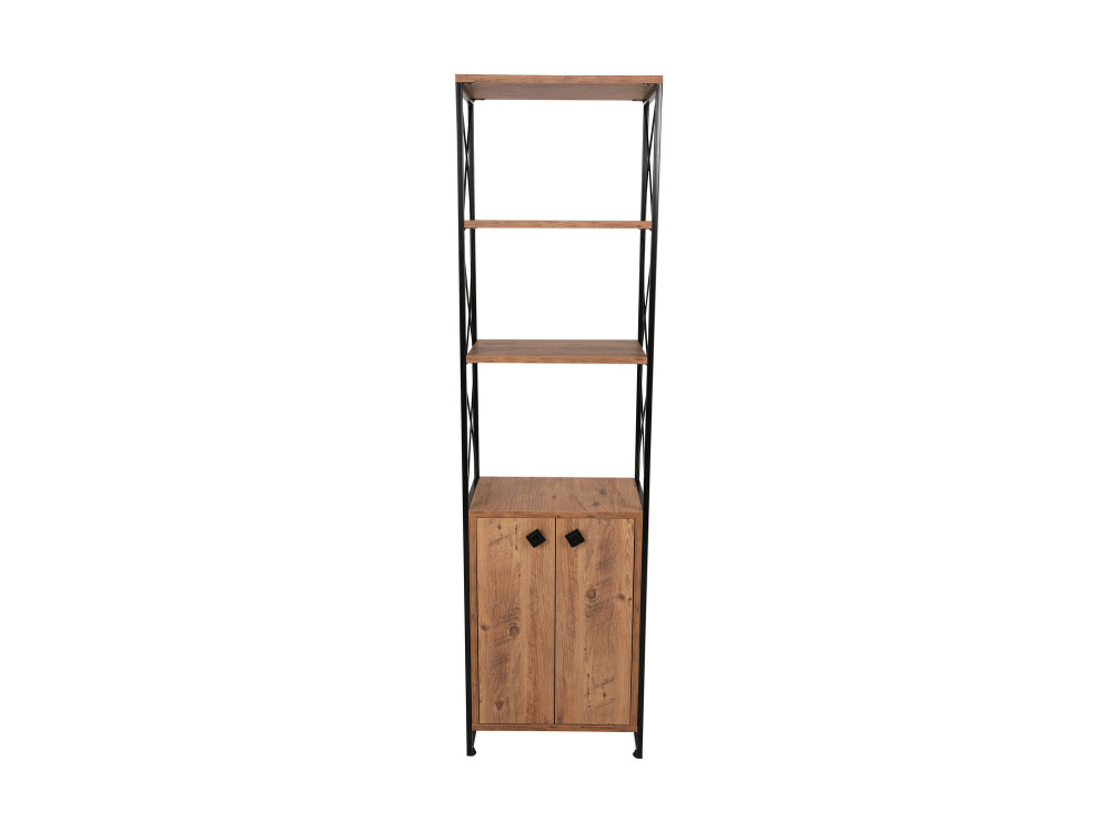 Houten boekenkast "Tervel" - 49 x 30 x 180 cm - Bruin