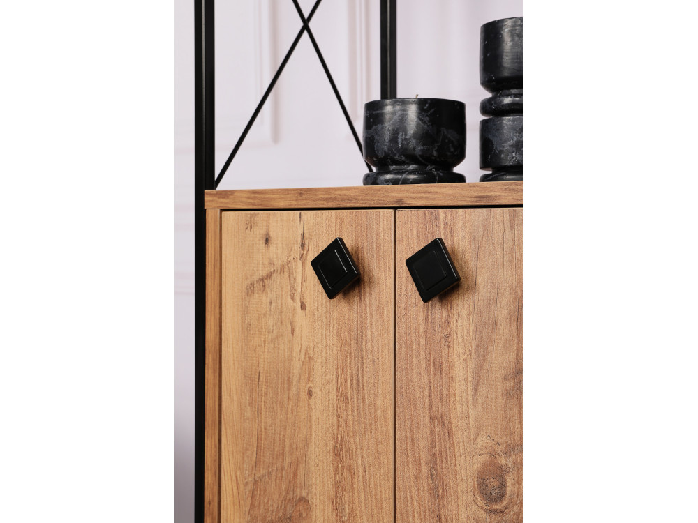 Houten boekenkast "Tervel" - 49 x 30 x 180 cm - Bruin