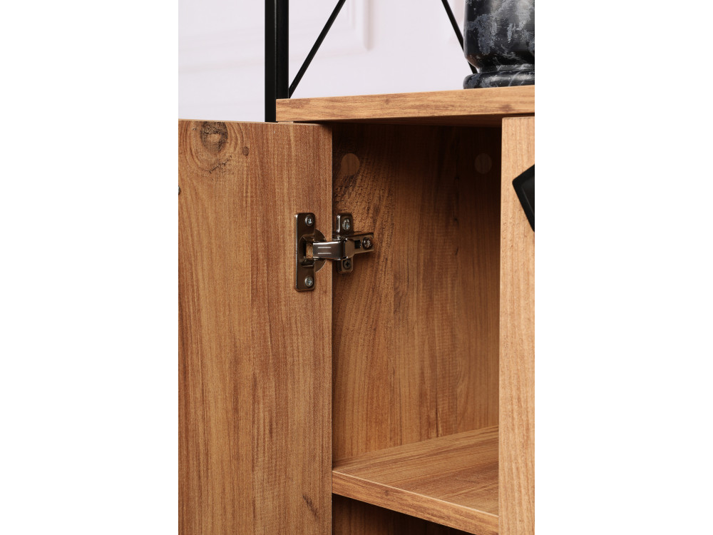 Houten boekenkast "Tervel" - 49 x 30 x 180 cm - Bruin