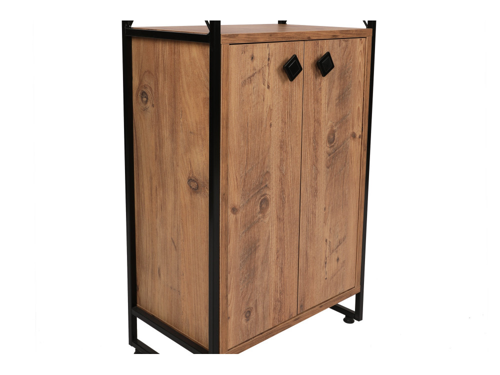 Houten boekenkast "Tervel" - 49 x 30 x 180 cm - Bruin