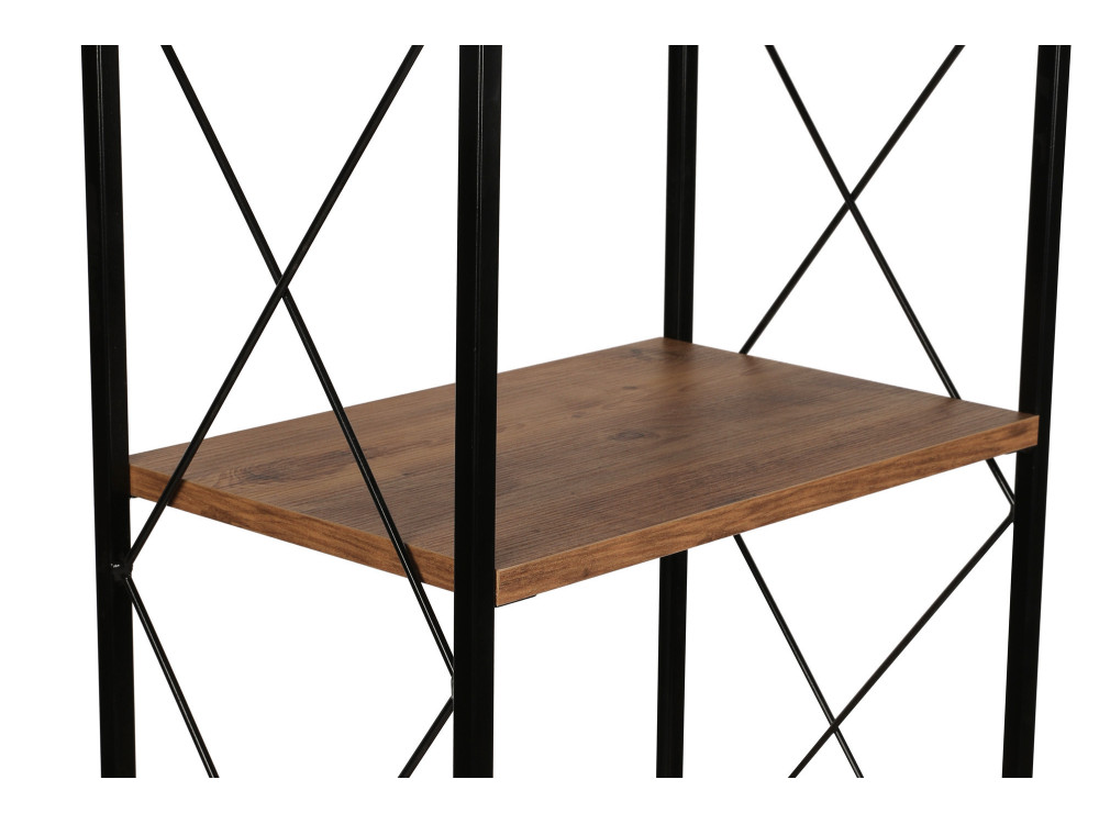 Houten boekenkast "Tervel" - 49 x 30 x 180 cm - Bruin