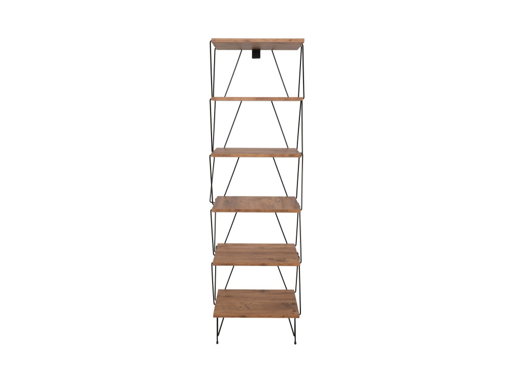 Houten boekenkast "Balaban" - 46 x 30 x 165 cm - Bruin