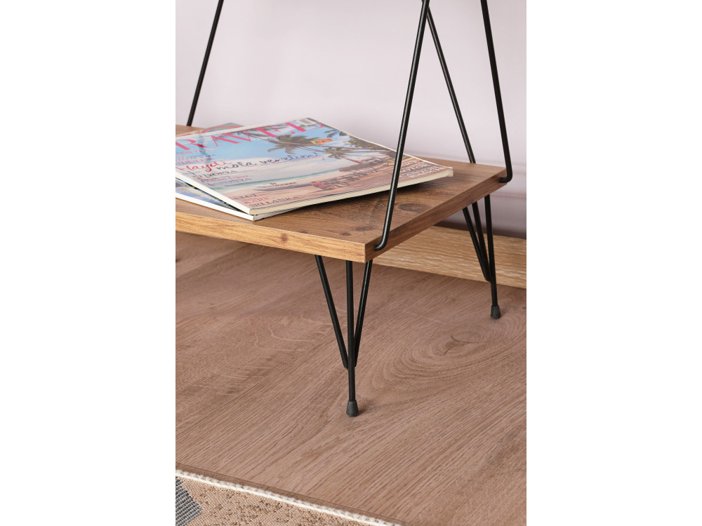 Houten boekenkast "Balaban" - 46 x 30 x 165 cm - Bruin
