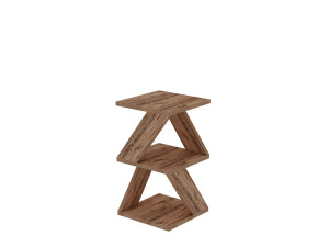 Houten bijzettafel "Albeni" - 29 x 29 x 54 cm - Atlantic Pine