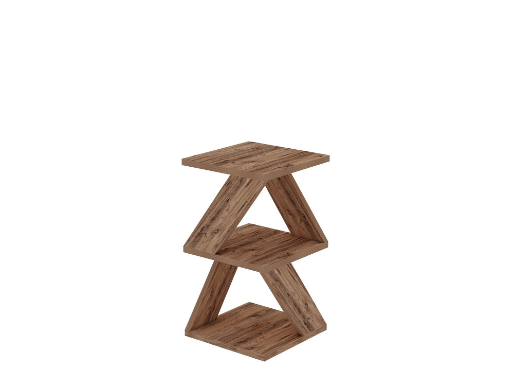 Houten bijzettafel "Albeni" - 29 x 29 x 54 cm - Atlantic Pine