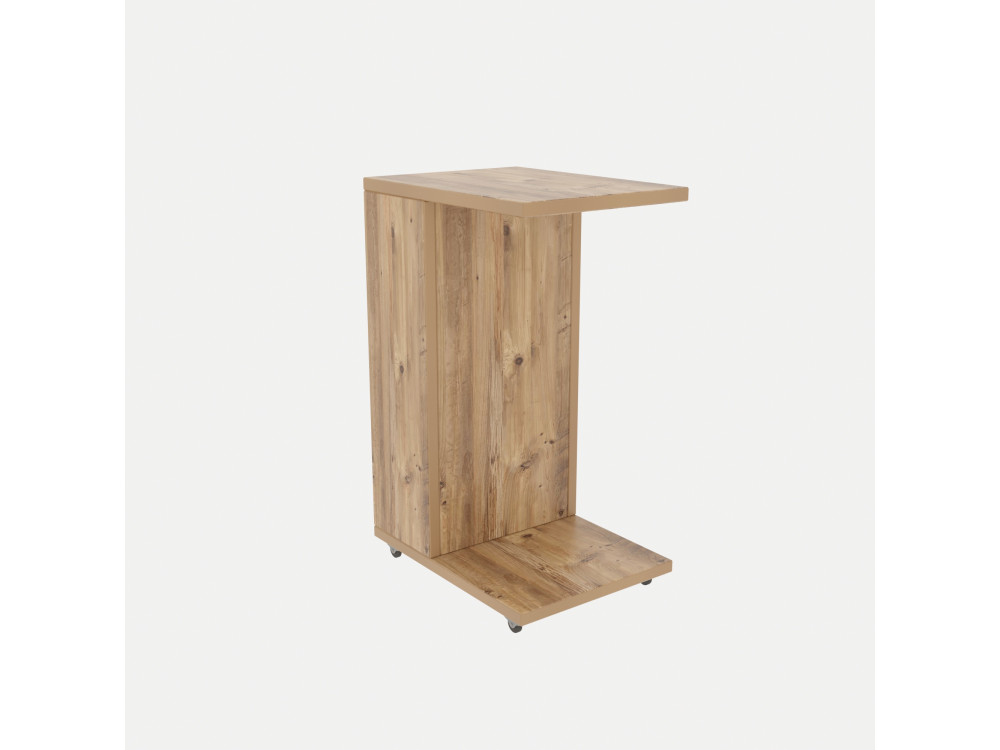 Houten bijzettafel "Filinta" - 30 x 40 x 63 cm - Bruin