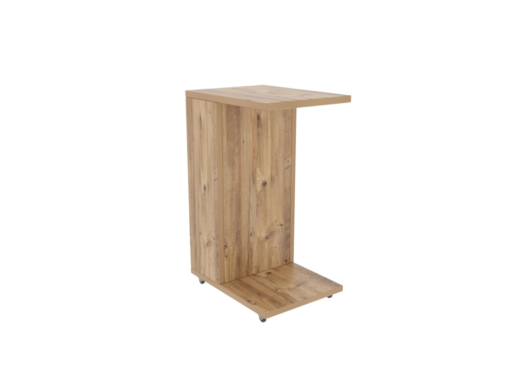 Houten bijzettafel "Filinta" - 30 x 40 x 63 cm - Bruin