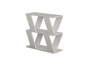 Houten bijzettafel "Lazena" - 60 x 22 x 57 cm - Wit
