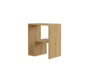 Houten bijzettafel "Yepa" - 45 x 29 x 51 cm - Saffier Eik