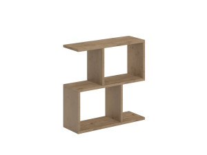 Homemania" houten salontafel 60 x 20 x 60 cm - Natuurlijk