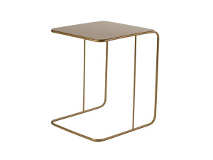Poet" metalen bijzettafel 47 x 46 x 57 cm - Goud
