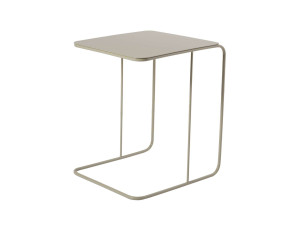 Poet" metalen bijzettafel 47 x 46 x 57 cm - Taupe