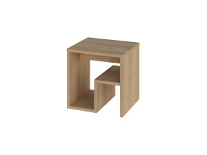 Bon" houten bijzettafel 40 x 35 x 40 cm - Saffier eik
