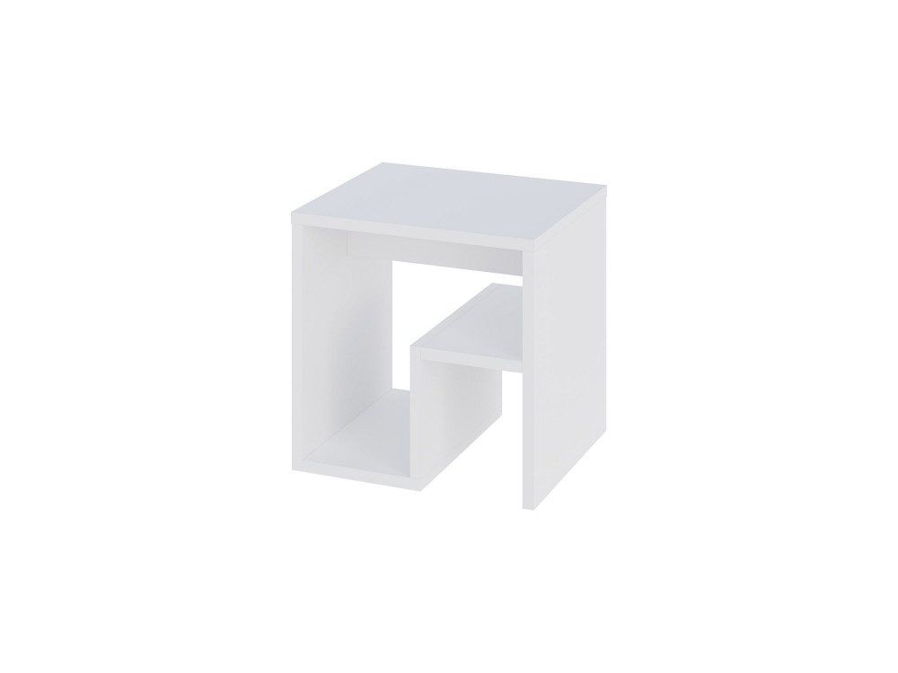 Bon" houten bijzettafel 40 x 35 x 40 cm - Wit