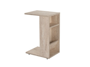 Houten bijzettafel "Filinta" - 30 x 40 x 63 cm - Travertin