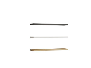 Houten wandplank "Boss" - 60 x 1 x 14 cm - Saffier, Antraciet, Wit