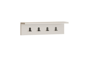 Houten wandplank "Ayla" - 60 x 16 x 14 cm - Wit
